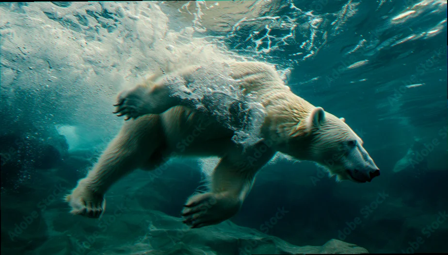 polar bear aquatic habits